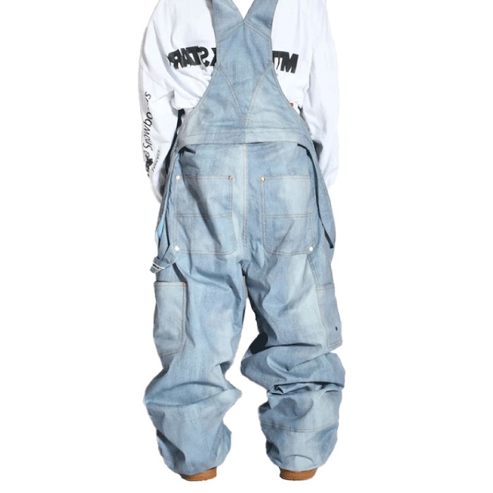 MTN.ROCK STAR マウンテンロックスター WORKER BIB PANTS ワーカー
