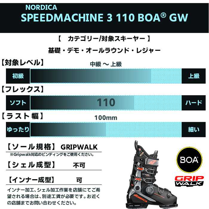 早期予約10％ポイント還元！]ノルディカ スキーブーツ 2027 NORDICA