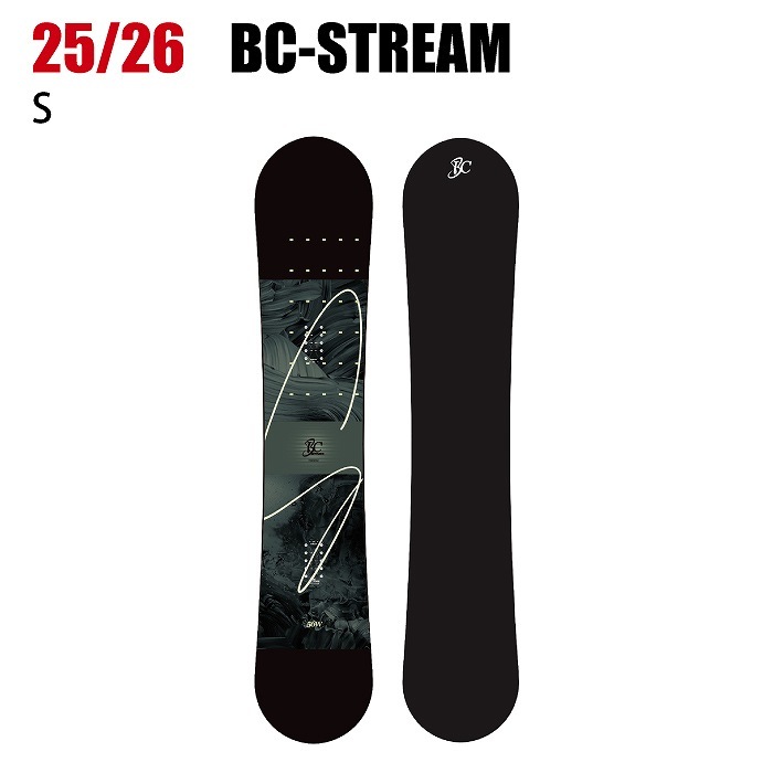 2026 BC-STREAM ビーシーストリーム S エス 25-26 ボード板