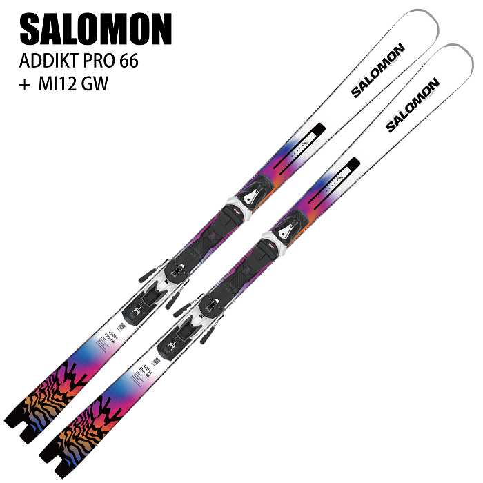 サロモン スキー板 2026 SALOMON ADDIKT PRO 66 + MI12 GW アディクト
