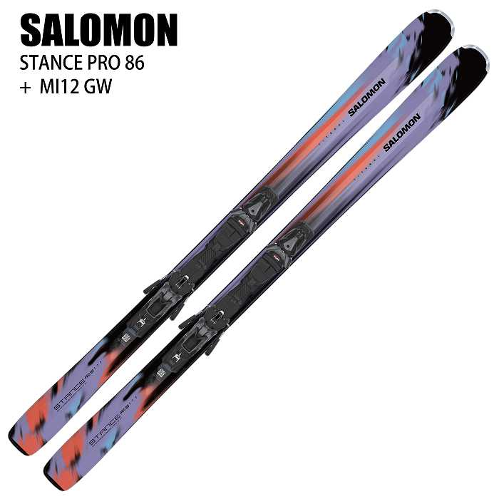 サロモン スキー板 2027 SALOMON STANCE PRO 86 + MI12 GW スタンス