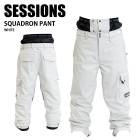 SESSIONS ���å���� SQUADRON PANT WHITE 24-25 ������ ��˥��å��� �ѥ�� ������ ���Ρ��ܡ���