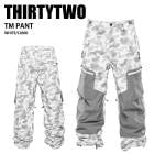 THIRTYTWO ƥġ TM PANT WHITE/CAMO 24-25  ˥å ѥ  Ρܡ