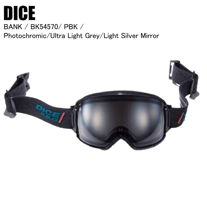 【1539】 DICE　ダイス　BANK BK35191　バンク BANK 完売 DICE ゴーグル BK35191 2023-2024 調光×MITブルー