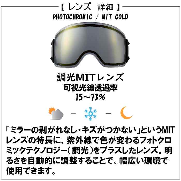 DICE ダイス BANK バンク PBK BK55194 調光レンズ MITレンズ 全天候