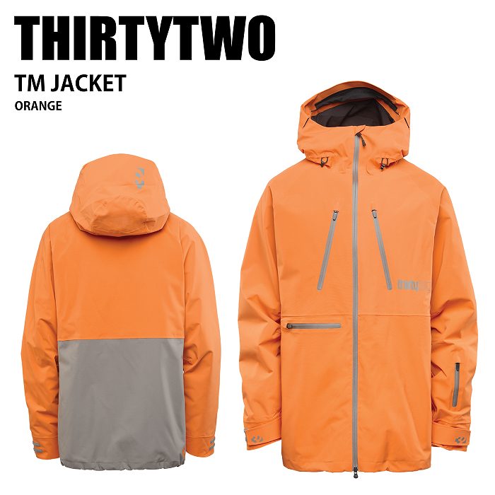THIRTYTWO �����ƥ����ġ� TM JACKET ORANGE 24-25 ������ ��˥��å��� ���㥱�å� ������ ���Ρ��ܡ���
