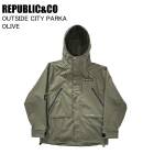 REPUBLIC&CO ѥ֥å OUTSIDE CITY PARKA ȥɥƥѡ OLIVE Ρܡ  㥱å