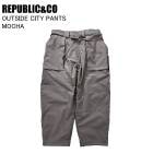 REPUBLIC&CO ��ѥ֥�å� OUTSIDE CITY PANTS �����ȥ����ɥ��ƥ��ѥ�� MOCHA ���Ρ��ܡ��� ������ �ѥ�� ��ѥ֥�å�������