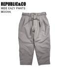 REPUBLIC&CO ��ѥ֥�å� WIDE EAZY PANTS �磻�ɥ��������ѥ�� MOCHA ���Ρ��ܡ��� ������ �ѥ�� ��ѥ֥�å�������