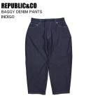 REPUBLIC&CO ��ѥ֥�å� BAGGY DENIM PANTS �Х����ǥ˥�ѥ�� INDIGO ���Ρ��ܡ��� ������ �ѥ�� ��ѥ֥�å�������