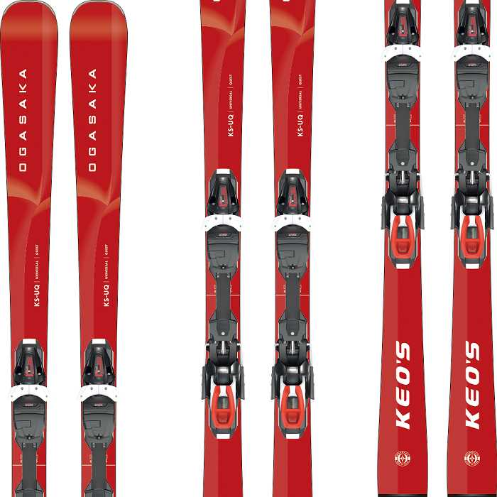 オガサカ スキー板 2026 OGASAKA KS-UQ/RD + PRD 11 GW ケオッズ