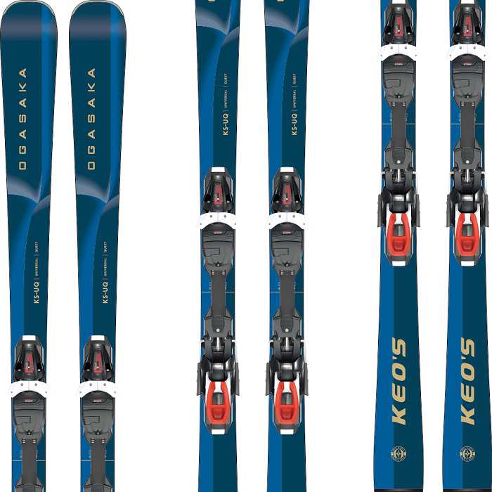 オガサカ スキー板 2026 OGASAKA KS-UQ/NV + PRD 11 GW ケオッズ KEO'S