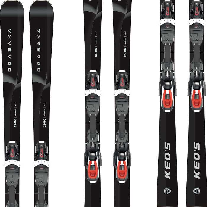 【送料無料】OGASAKA/オガサカ Keo's RS 160cm スキー板 オガサカ スキー板 2026 OGASAKA KS-UQ/BK + PRD 11 GW ケオッズ KEO'S