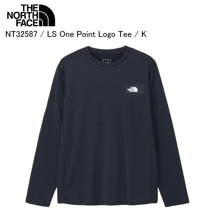 THE NORTH FACE ノースフェイス NT32587 L/S One Point Logo Tee K