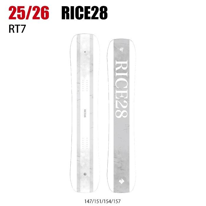 2026 RICE28 ライス RT7 25-26 ボード板 スノーボード 2026 RICE28 ライス RT7 25-26 ボード板 スノーボード | スノーボード