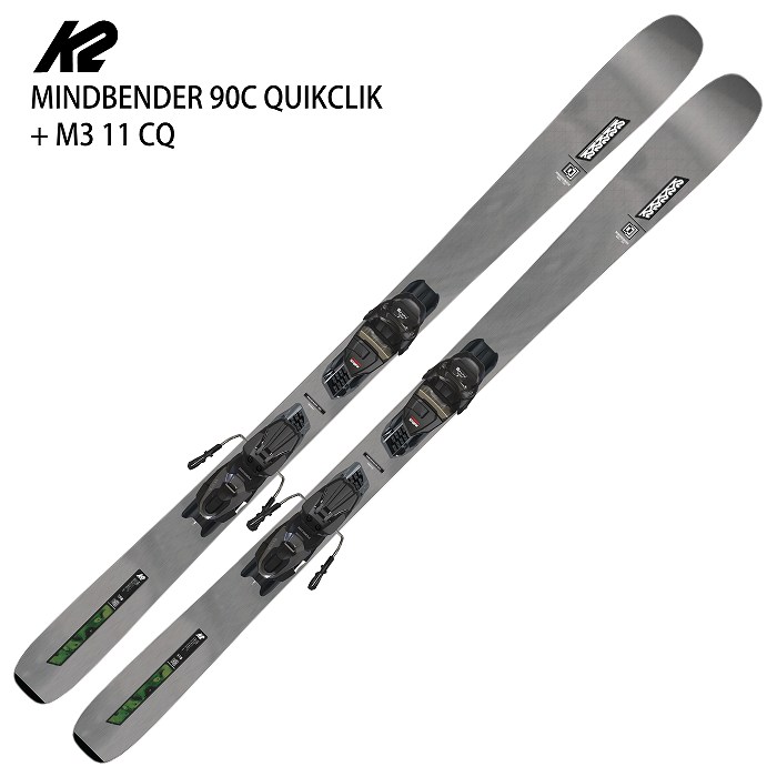 ケーツー スキー板 2026 K2 MINDBENDER 90C QUIKCLIK + M3 11 CQ
