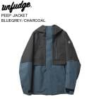 UNFUDGE ����ե��å� PEEP JACKET �ԡ��ץ��㥱�å� BLUEGREY/CHARCOAL ���Ρ��ܡ��ɥ����� ���㥱�å� ��˥��å��� 25-26��ǥ�
