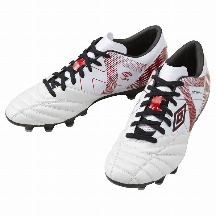 UMBRO アンブロ アクセレイター B V3 HG(ホワイト×レッド) UF5SFCB2M