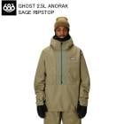 686 ���å��������ȥ��å��� M3WN136 Ghost 2.5L Anorak SAGE RIPSTOP ���Ρ��ܡ��ɥ����� ���㥱�å� 686������ 25-26��ǥ�