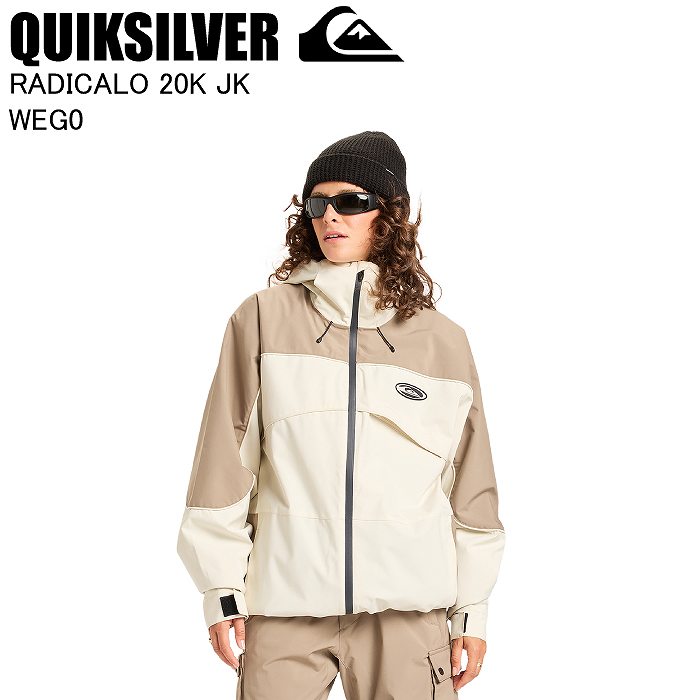 QUIKSILVER クイックシルバー EQYTJ03511 RADICALO 20K JK KVJ0 スノーボードウェア ジャケット ウェア スノボ 25-26モデル QUIKSILVER クイックシルバー EQYTJ03511 RADICALO 20K JK WEG0