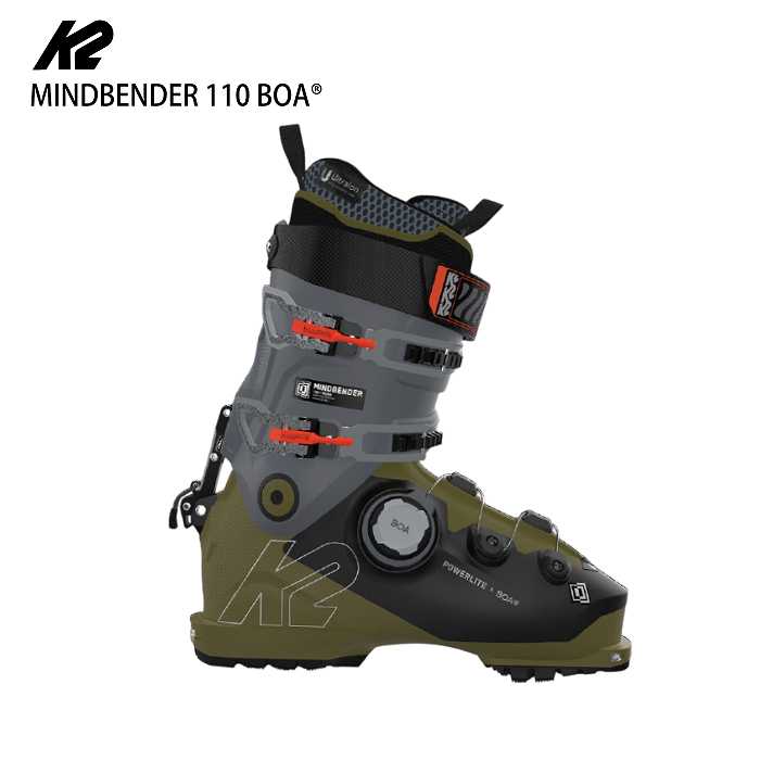 K2 マインドベンダー100 スキー用ブーツ グレー/黒/黄色 K2 マインドベンダー100 スキー用ブーツ グレー/黒/黄色 K2 マインド