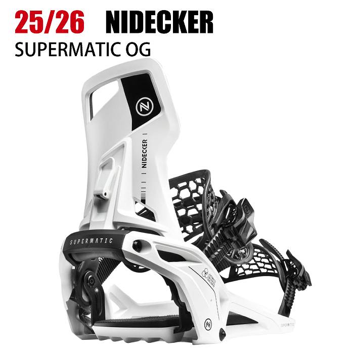【新品未使用】NIDECKER OG Supermatic Mサイズビンディング 2026 NIDECKER ナイデッカー SUPERMATIC OG スーパーマティック