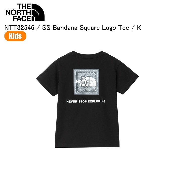THE NORTH FACE ノースフェイス NTT32546 T S/S Bandana Square Logo