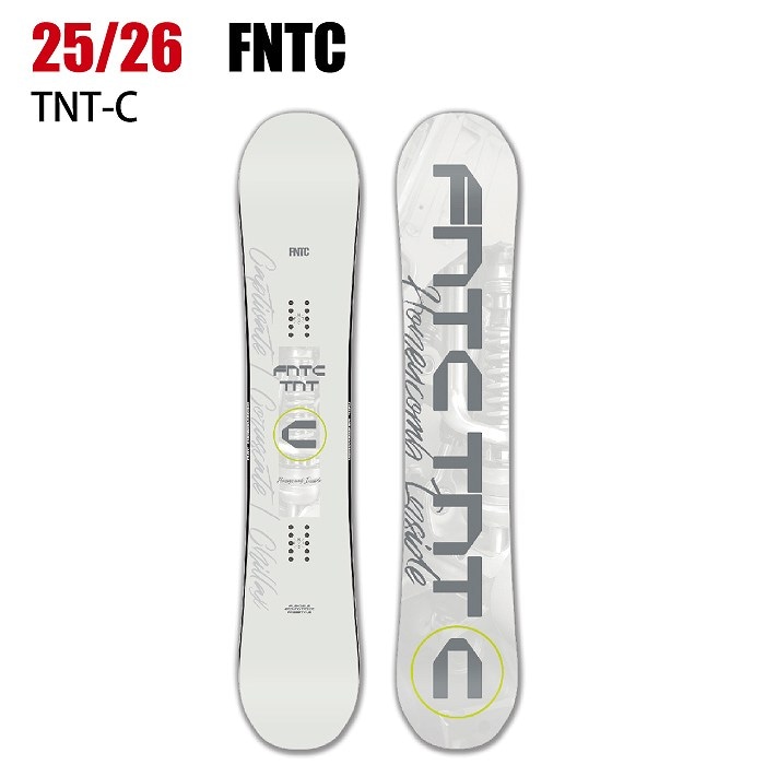 2026 FNTC エフエヌティーシー TNT C GRAY ティーエヌティー 25-26 ボード板 スノーボード 2026 FNTC エフエヌティーシー TNT C GRAY ティーエヌティー 25-26