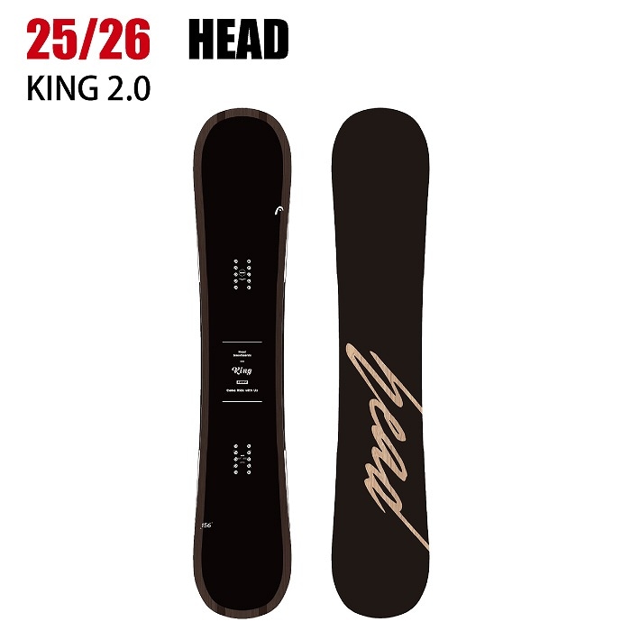 2026 HEAD ヘッド KING 2.0 BLACK キング 25-26 ボード板 スノーボード 2026 HEAD ヘッド KING 2.0 BLACK キング 25-26 ボード板 スノーボード