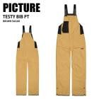 PICTURE �ԥ����㡼 TESTY BIB PT BROWN SUGAR 24-25 ������ ��˥��å��� �ӥ� �ѥ�� ������ ���Ρ��ܡ���