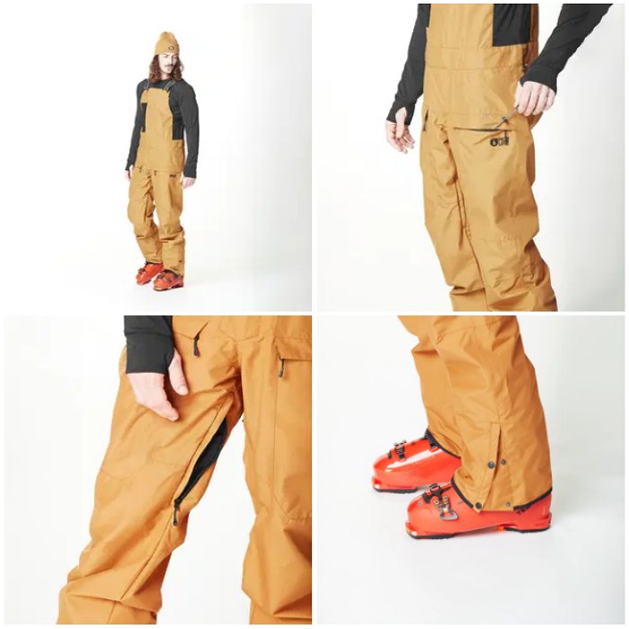 PICTURE ピクチャー TESTY BIB PT BROWN SUGAR 24-25 ウエア ユニ