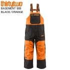 THIRTYTWO ƥġ BASEMENT BIB BLACK/ORANGE Ρܡɥ Ρܡ  ѥ 32 Υ 25-26
