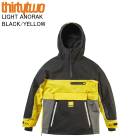 THIRTYTWO ƥġ LIGHT ANORAK BLACK/YELLOW Ρܡɥ 㥱å 32 Υ 25-26ǥ