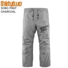 THIRTYTWO �����ƥ����ġ� SONO PANT CHARCOAL ���Ρ��ܡ��ɥ����� ���Ρ��ܡ��� ������ �ѥ�� 32������ ���Υ� 25-26��ǥ�