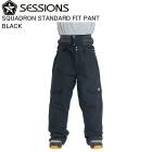 SESSIONS ���å���� SSFW250009 SQUADRON STANDARD FIT PANT BLACK ���Ρ��ܡ��� ������ �ѥ�� ���Υ� 25-26��ǥ�