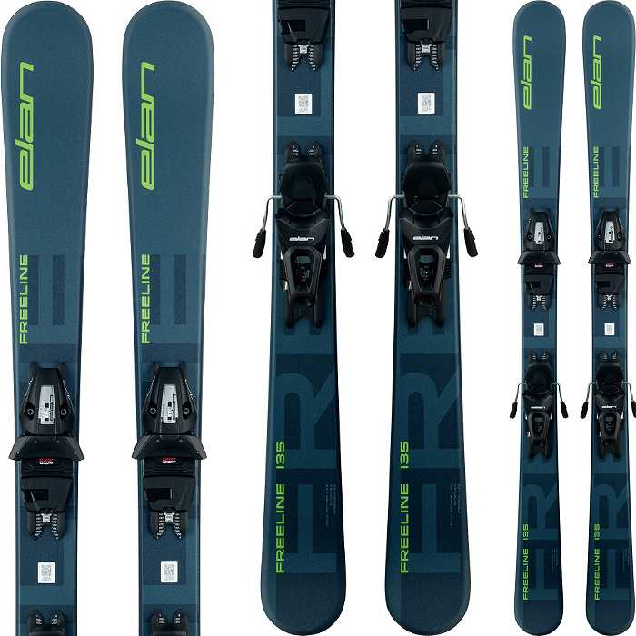 旧モデル [スキー3点セット] エラン スキー板 2025 ELAN FREELINE + EL