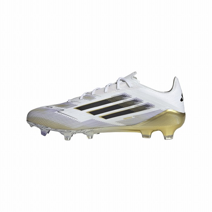 ADIDAS アディダス F50 ELITE FG(ホワイト×ブラック×ゴールド) JH7617