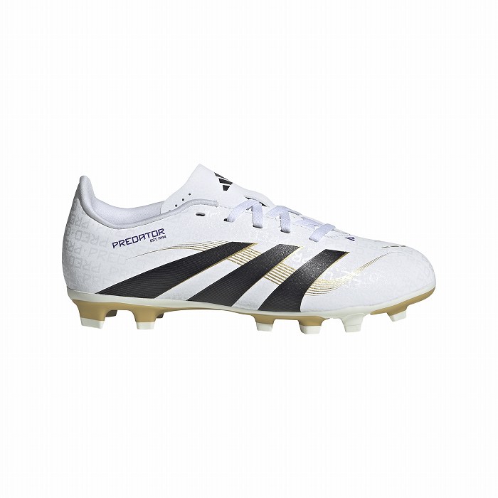 ADIDAS アディダス PREDATOR CLUB FXG J(ホワイト×ブラック×ゴールド