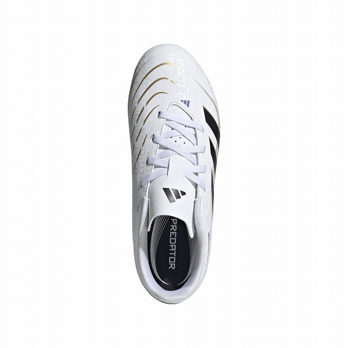 ADIDAS アディダス PREDATOR CLUB FXG J(ホワイト×ブラック×ゴールド