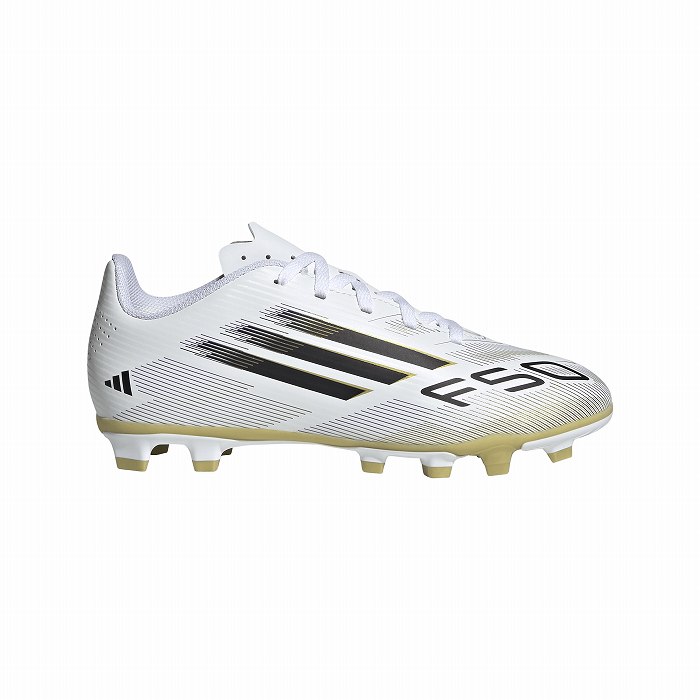 adidas f50 ホワイトゴールド 紐なし 27cm 希少 adidas（アディダス） F50 ELITE HG/AG JAPAN(ホワイト×ブラック