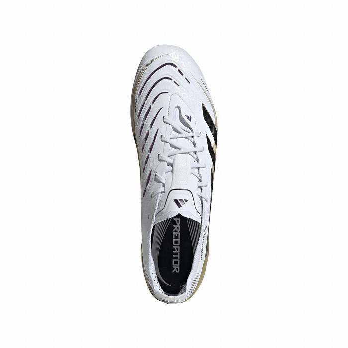 ADIDAS アディダス PREDATOR ELITE FG(ホワイト×ブラック