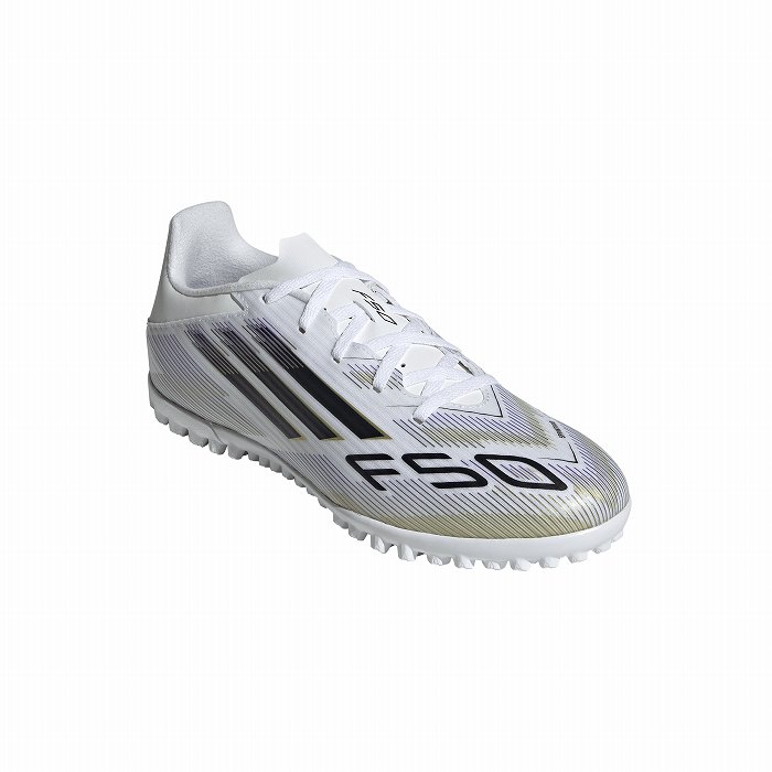 ADIDAS アディダス F50 CLUB TF(ホワイト×ブラック×ゴールド) JR4387