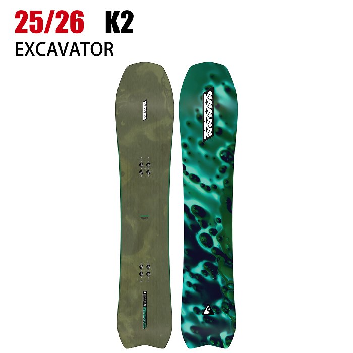 2026 K2 ケーツー EXCAVATOR エクスカベーター 25-26 ボード板