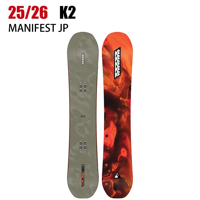 2026 K2 ケーツー MANIFEST JP マニフェスト 25-26 ボード板