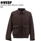 VESP ٥ VPMJ1070C Corduroy Work Blouson Jacket BR Ρܡ  㥱å VESP 25-26ǥ