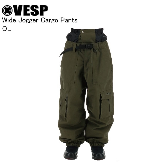 VESP ベスプ VPMP1059 Wide Jogger Cargo Pants OL スノーボード