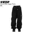 VESP ٥ VPMP1062 Denim Wide Jogger Pants BK Ρܡ  ѥ VESP 25-26ǥ  ǥ