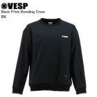 VESP ٥ VPMS2039 Back Print Bonding Crew BK Ρܡ  ѿ VESP 25-26ǥ  ǥ