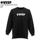 VESP ٥ VPMS1039 Logo Stretch Knit Crew BK Ρܡ  VESP 25-26ǥ  ǥ