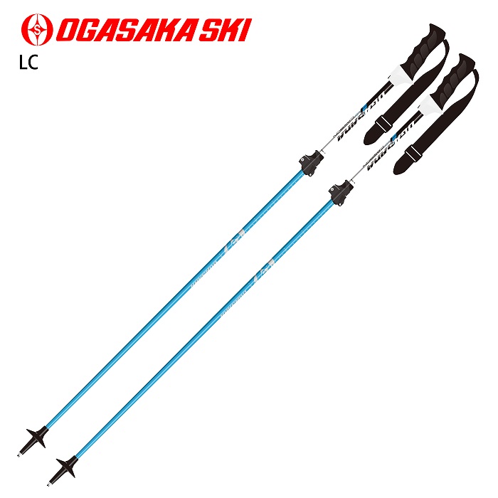 オガサカ ストック 2026 OGASAKA LC BL ブルー アルミ+カーボン伸縮